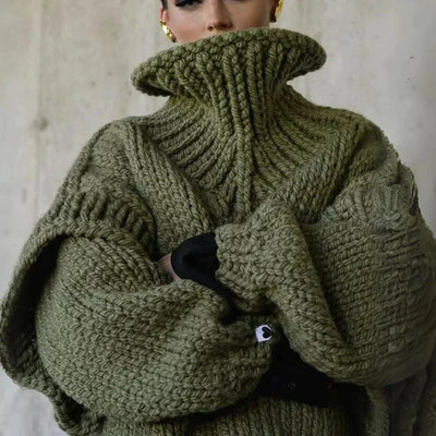 Caroline | Maglione caldo e accogliente con collo alto
