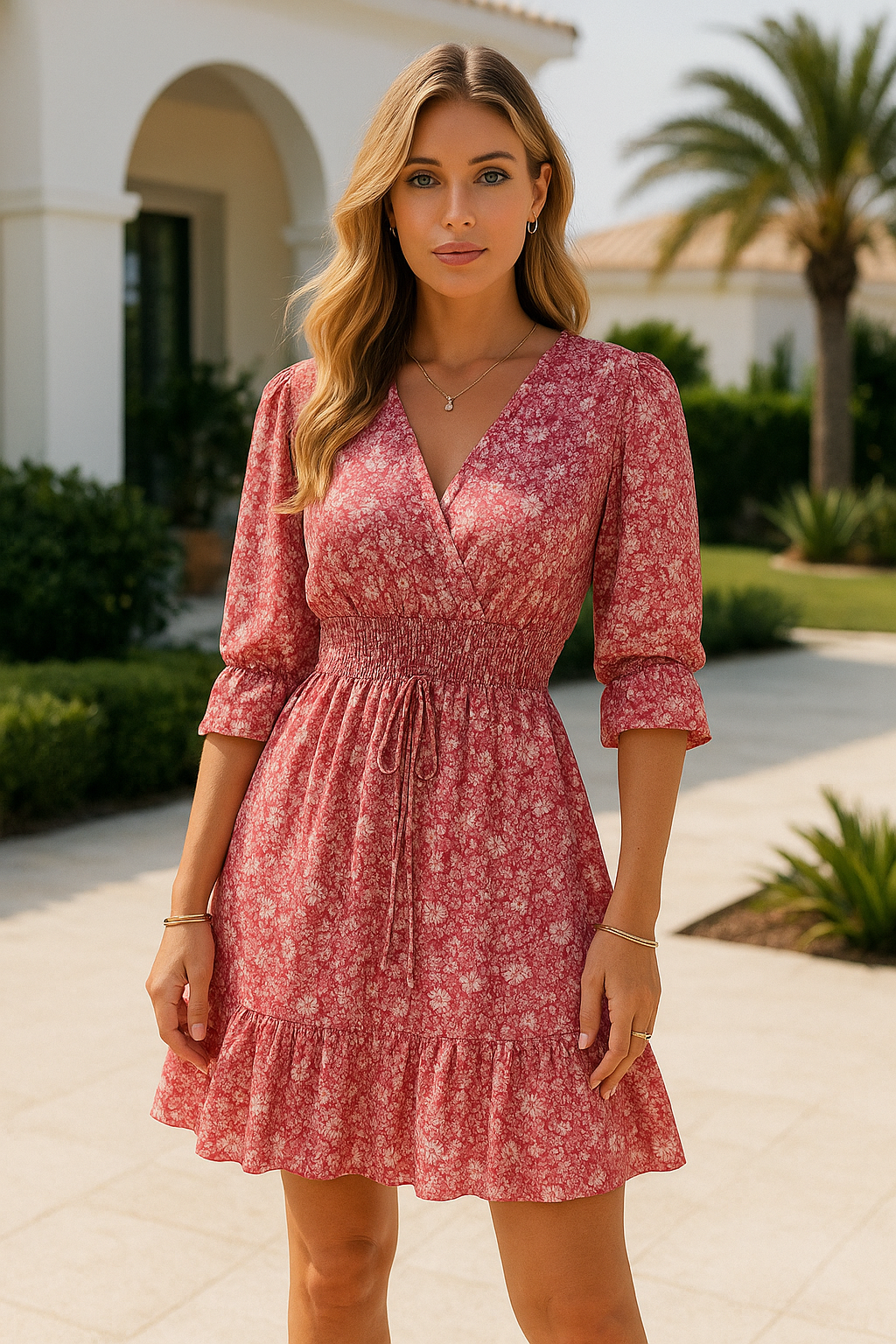 Valentina | Mini Abito Donna Floreale Casual 1