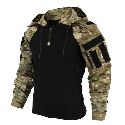 Christian | Giacca softshell tattica con cappuccio