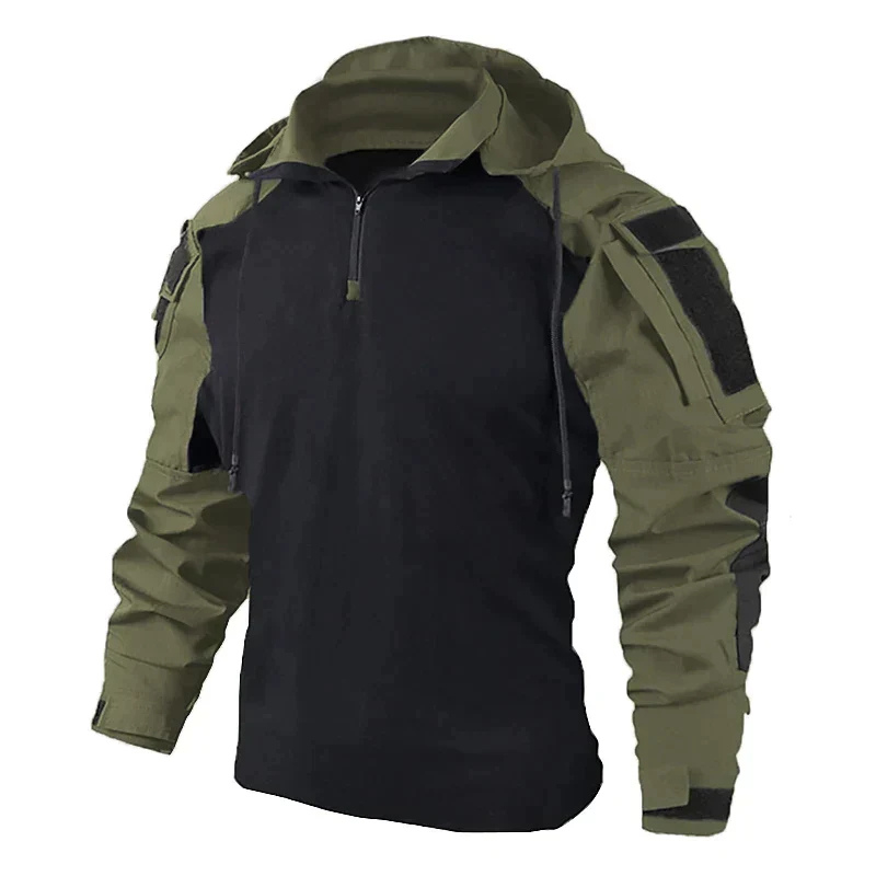 Christian | Giacca softshell tattica con cappuccio