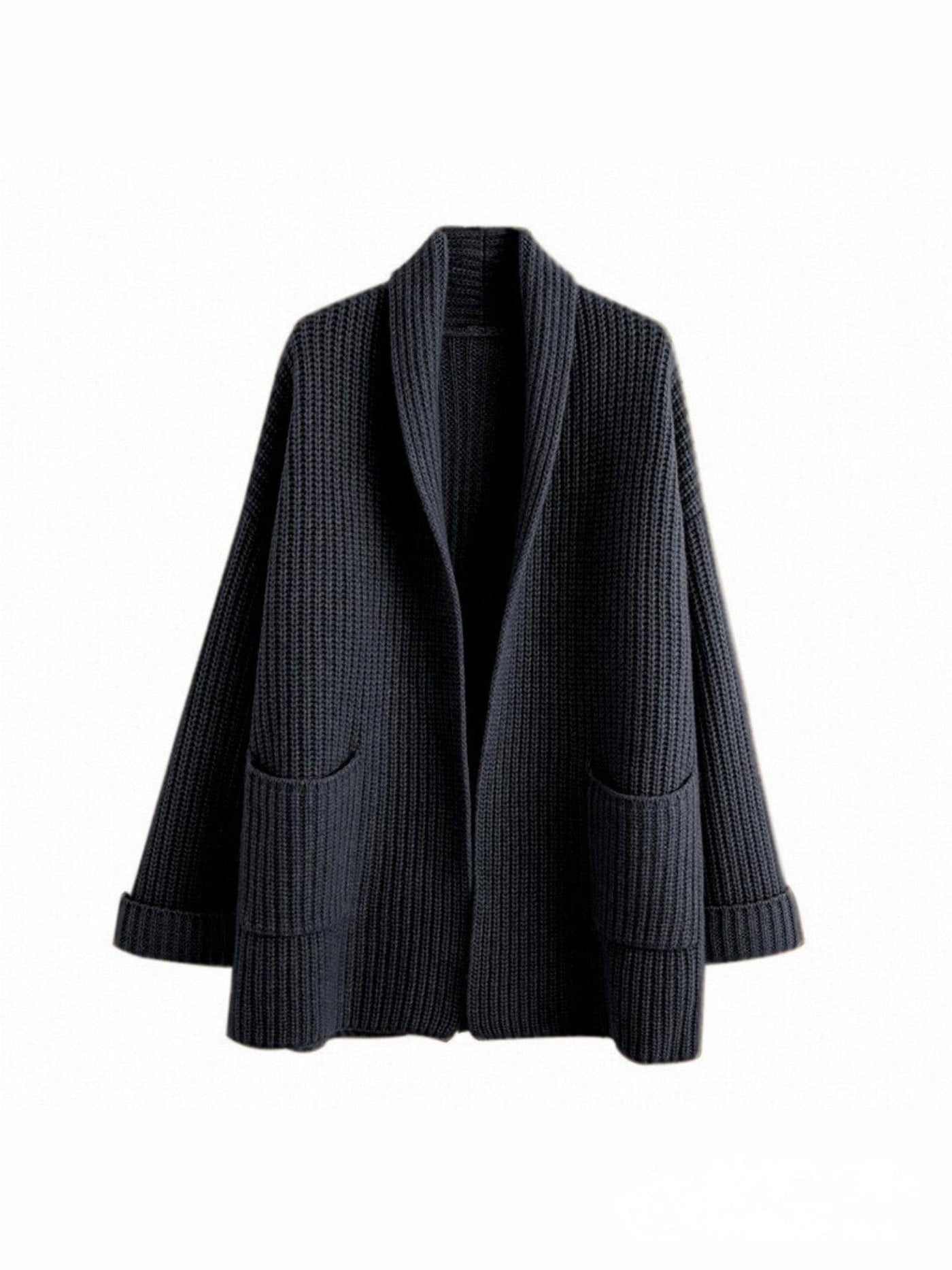 Christin | Cardigan lungo alla moda con scollo a V
