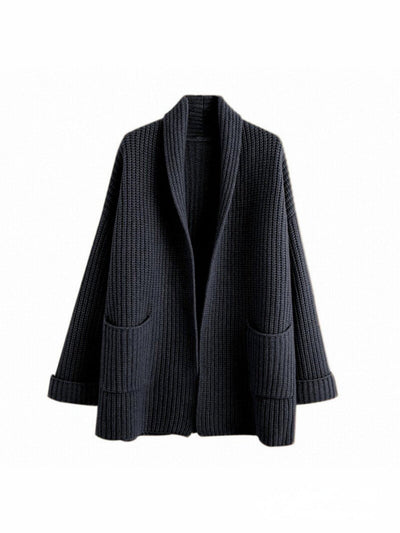Christin | Cardigan lungo alla moda con scollo a V
