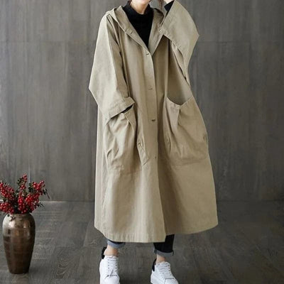Christina | Trench impermeabile con cappuccio
