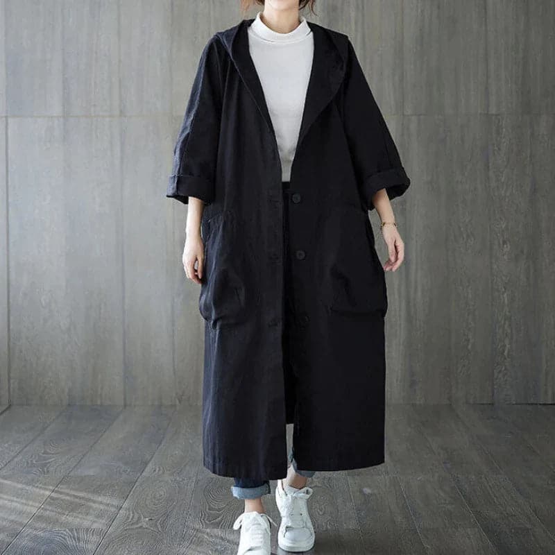 Christina | Trench impermeabile con cappuccio