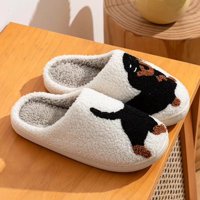 Nadia | Pantofole con motivo a cane per comfort e calore