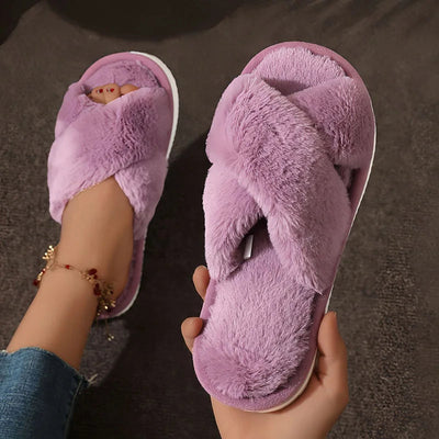 Silvia | Pantofole Cross-Design con soletta antiscivolo, comode e traspiranti