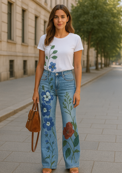 Claire | Pantaloni di jeans svasati