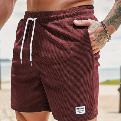 Marcello | Pantaloncini da Uomo in Tessuto di Corda Casual e Leggeri