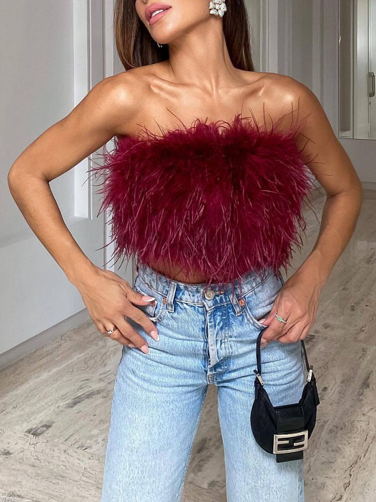 Claudia | Modernes Bandeau-Top ohne Bügel