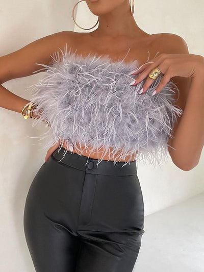Claudia | Modernes Bandeau-Top ohne Bügel