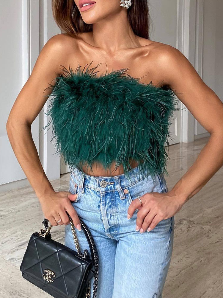 Claudia | Modernes Bandeau-Top ohne Bügel