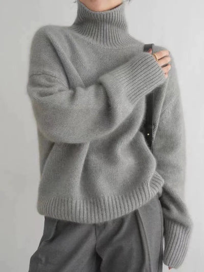 Chiara | Maglia dolcevita in cachemire