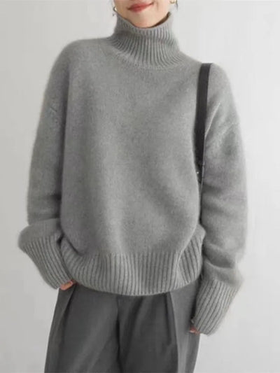 Chiara | Maglia dolcevita in cachemire