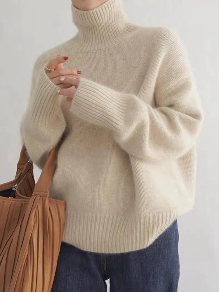 Chiara | Maglia dolcevita in cachemire