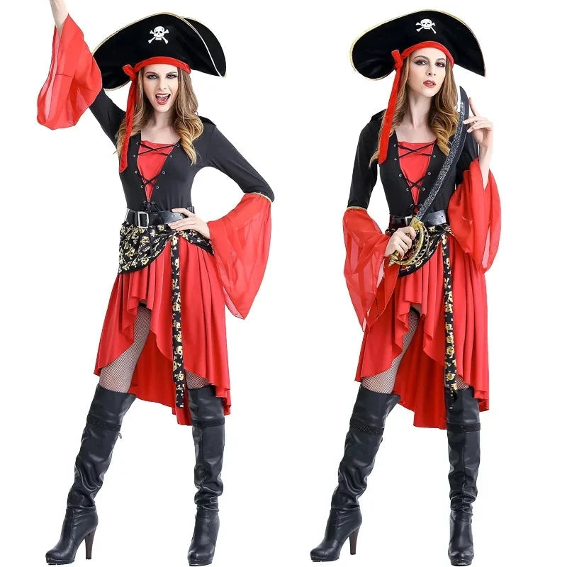 Angelica | Abito elegante da pirata per Halloween e feste a tema