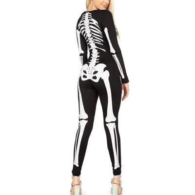 Arianna | Body di Halloween con scheletro spettrale