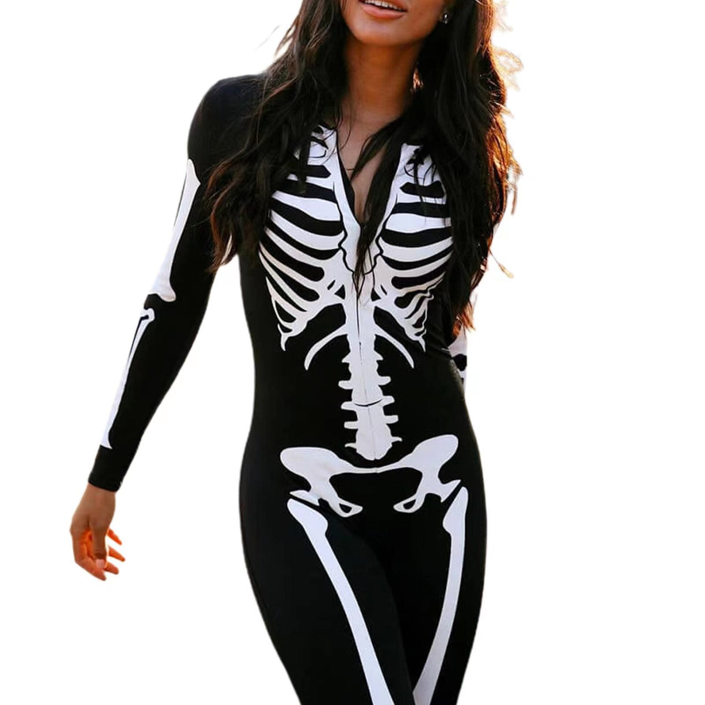 Arianna | Body di Halloween con scheletro spettrale