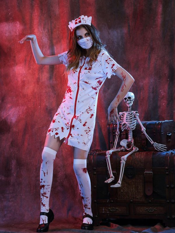 Anita | Costume da infermiera horror a macchie di sangue