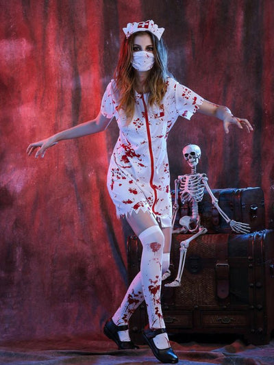 Anita | Costume da infermiera horror a macchie di sangue