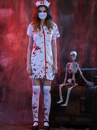 Anita | Costume da infermiera horror a macchie di sangue