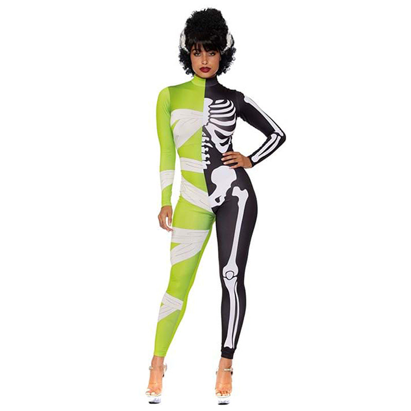 Annalisa | Vestito di Halloween metà mummia e metà scheletro