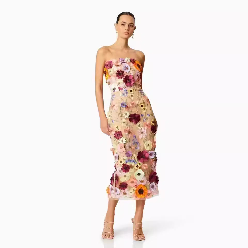 Daniela | Elegante abito midi da festa