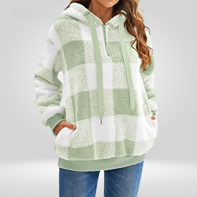 Daniela | Felpa classica con mezza zip