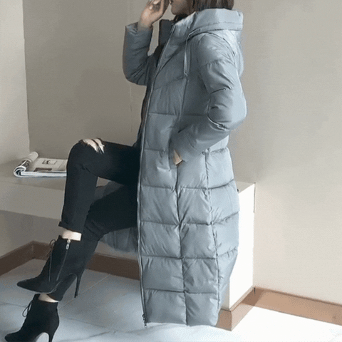 Leona | Cappotto invernale lungo da donna