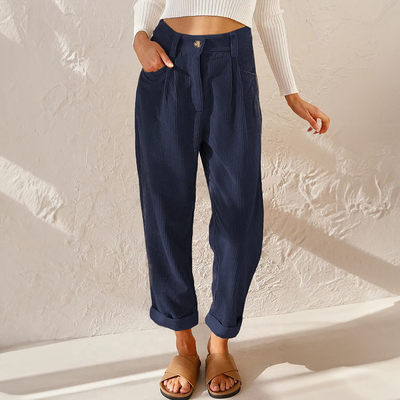 Elise | Pantaloni Casual in Cordone per Donne-5