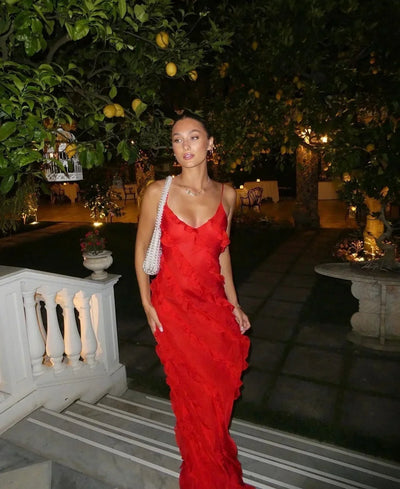 Mara | Abito Maxi Senza Spalline Elegante 1