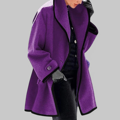 Selene | Elegant Women's Autumn and Winter Camel Coat