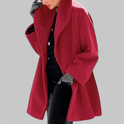 Selene | Elegant Women's Autumn and Winter Camel Coat