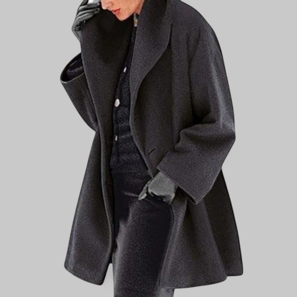 Selene | Elegant Women's Autumn and Winter Camel Coat