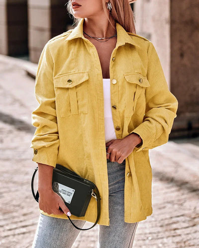 Emilia | Giacca moderna ed elegante in velluto a coste