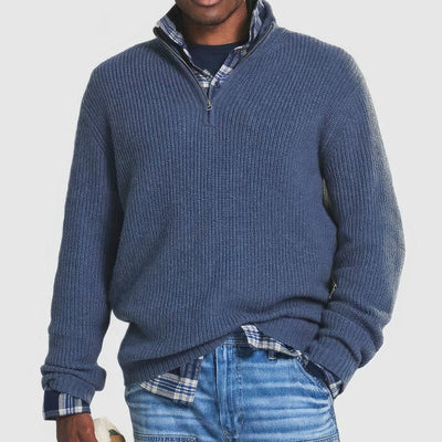 Mario | Maglione con colletto a zip