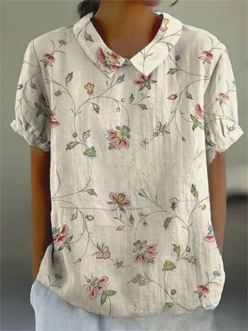 Variant image for Sumper | Top Estivo Floreale con Maniche Corte-25