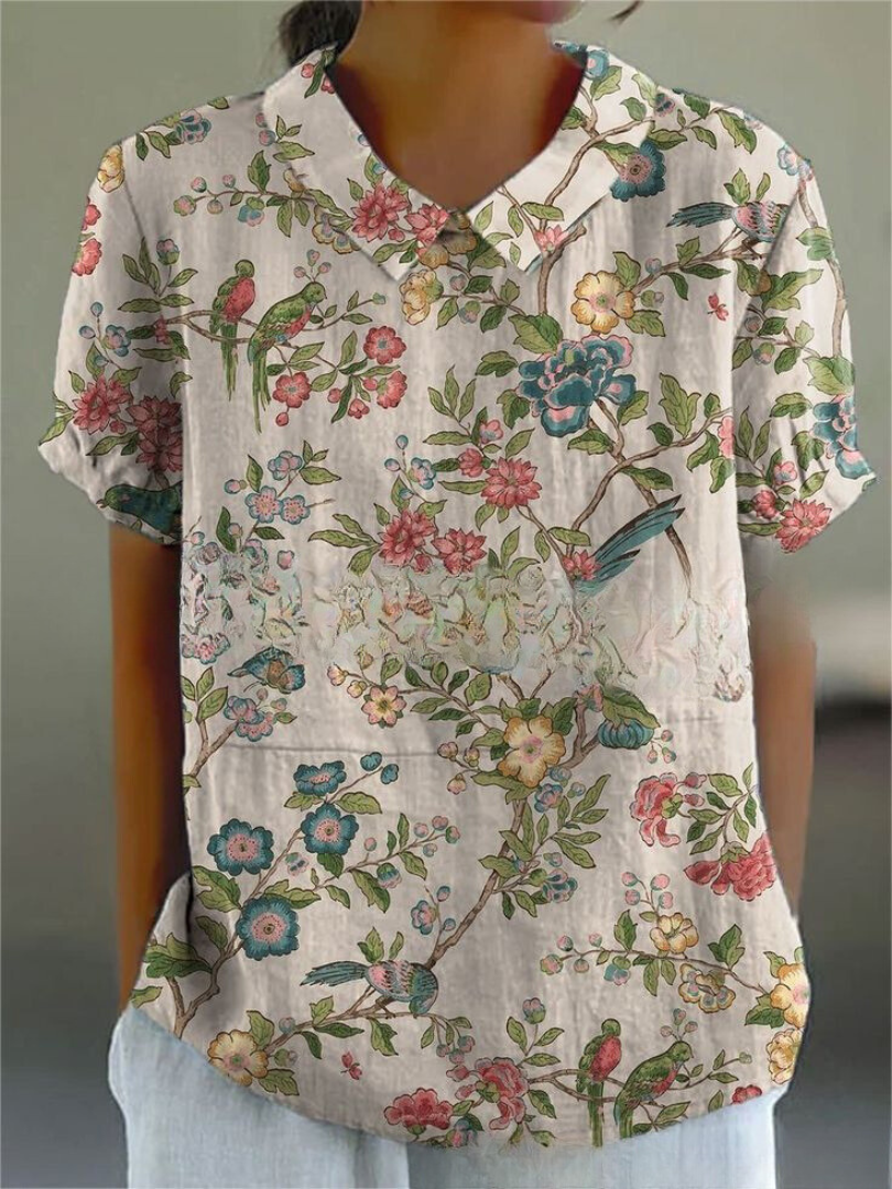 Variant image for Flora | Top Floreale Elegante Casual-55