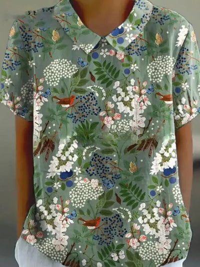 Variant image for Sumper | Top Estivo Floreale con Maniche Corte-55