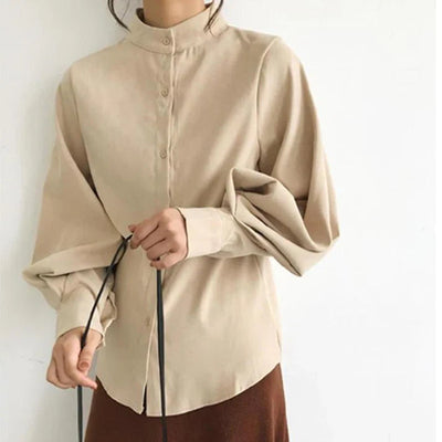 Franziska | Comfortable and elegant blouse with puff sleeves
