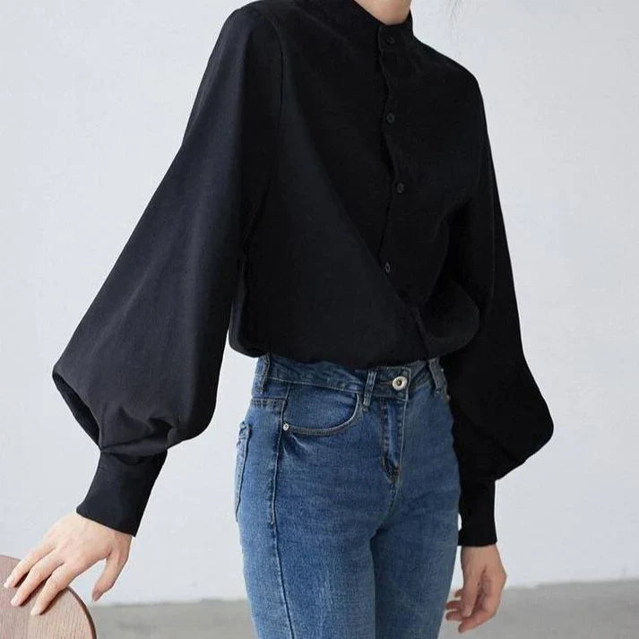 Franziska | Comfortable and elegant blouse with puff sleeves