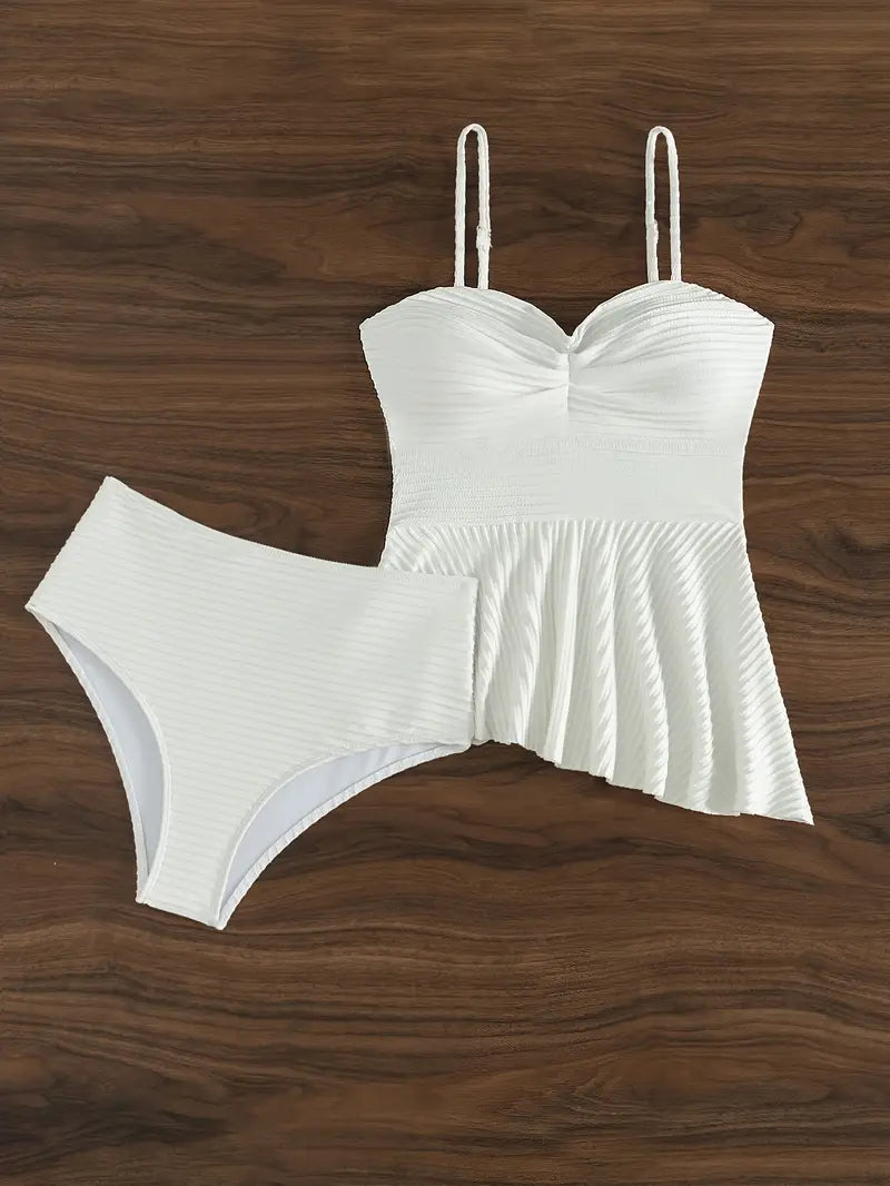 Franziska | Elegante tankini con cinturini regolabili