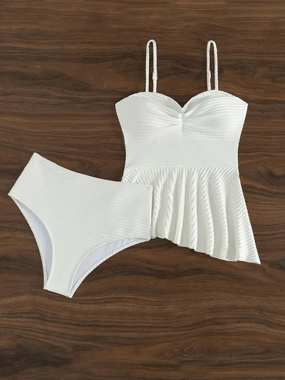 Franziska | Elegante tankini con cinturini regolabili