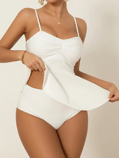 Franziska | Elegante tankini con cinturini regolabili