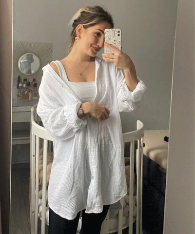 Freya | Blouse estivale en mousseline de coton douce