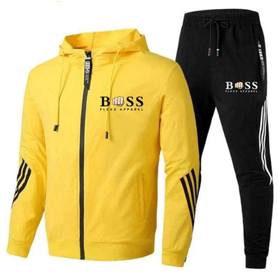 Set di Abbigliamento Sportivo Uomo - 2 Pezzi Traspirante e Confortevole-6