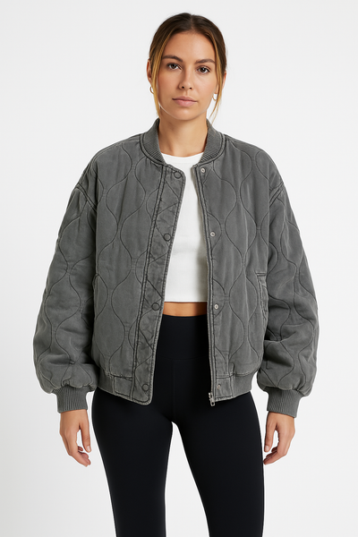 Silvia | Bomber oversize con zip