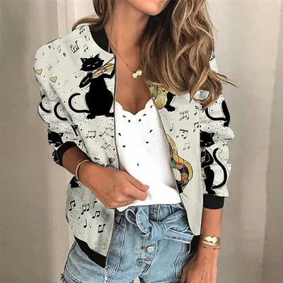Mirella | Confortevole giacca bomber con zip
