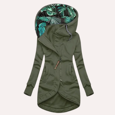 Roberta | Giacca  Fleece Elegante con Cappuccio