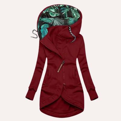 Roberta | Giacca  Fleece Elegante con Cappuccio