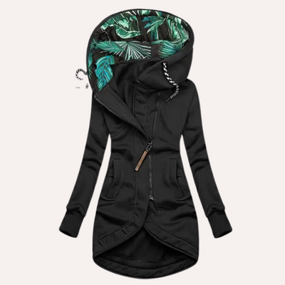 Roberta | Giacca  Fleece Elegante con Cappuccio